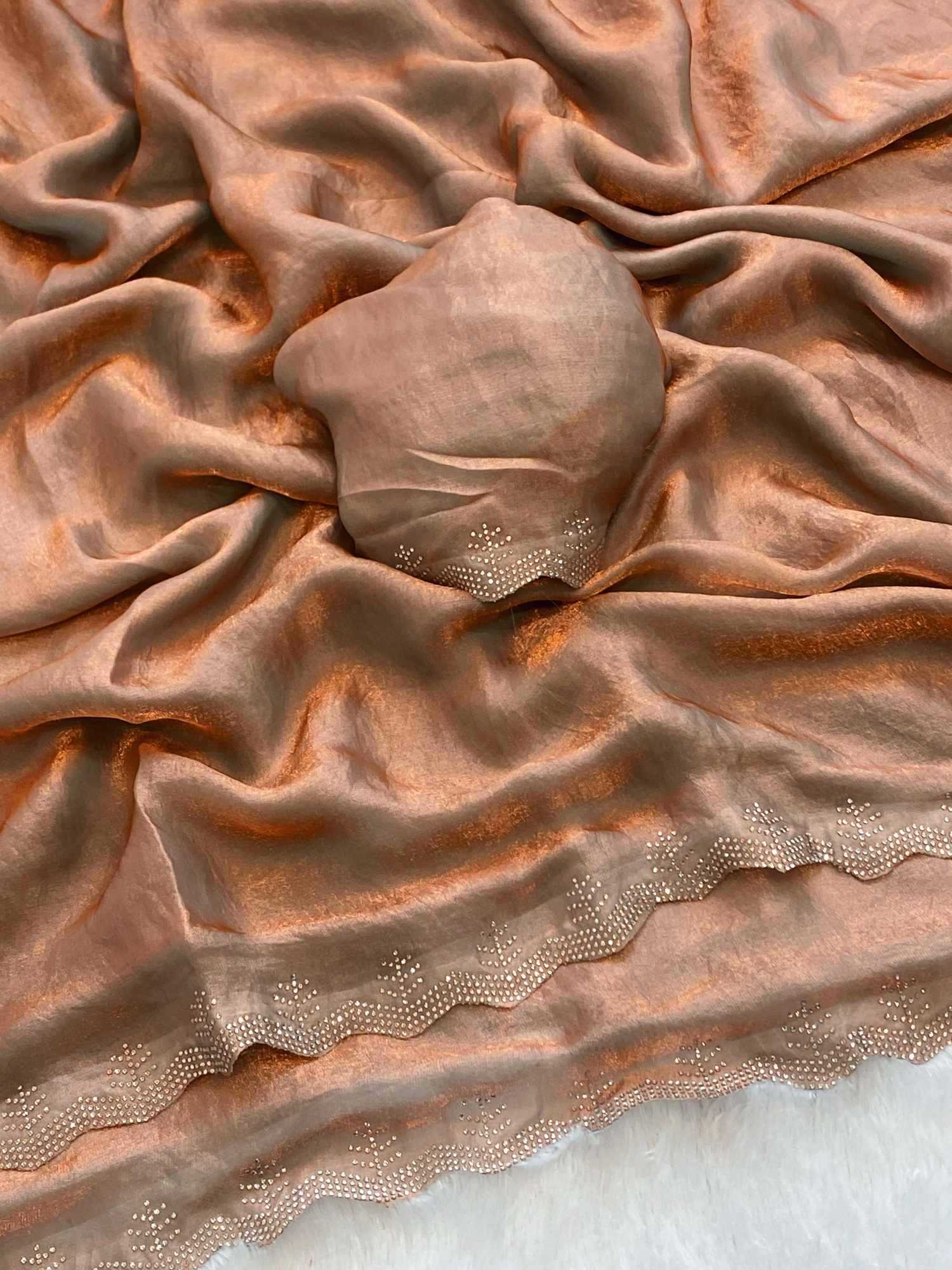 Satin Silk Designer Saree