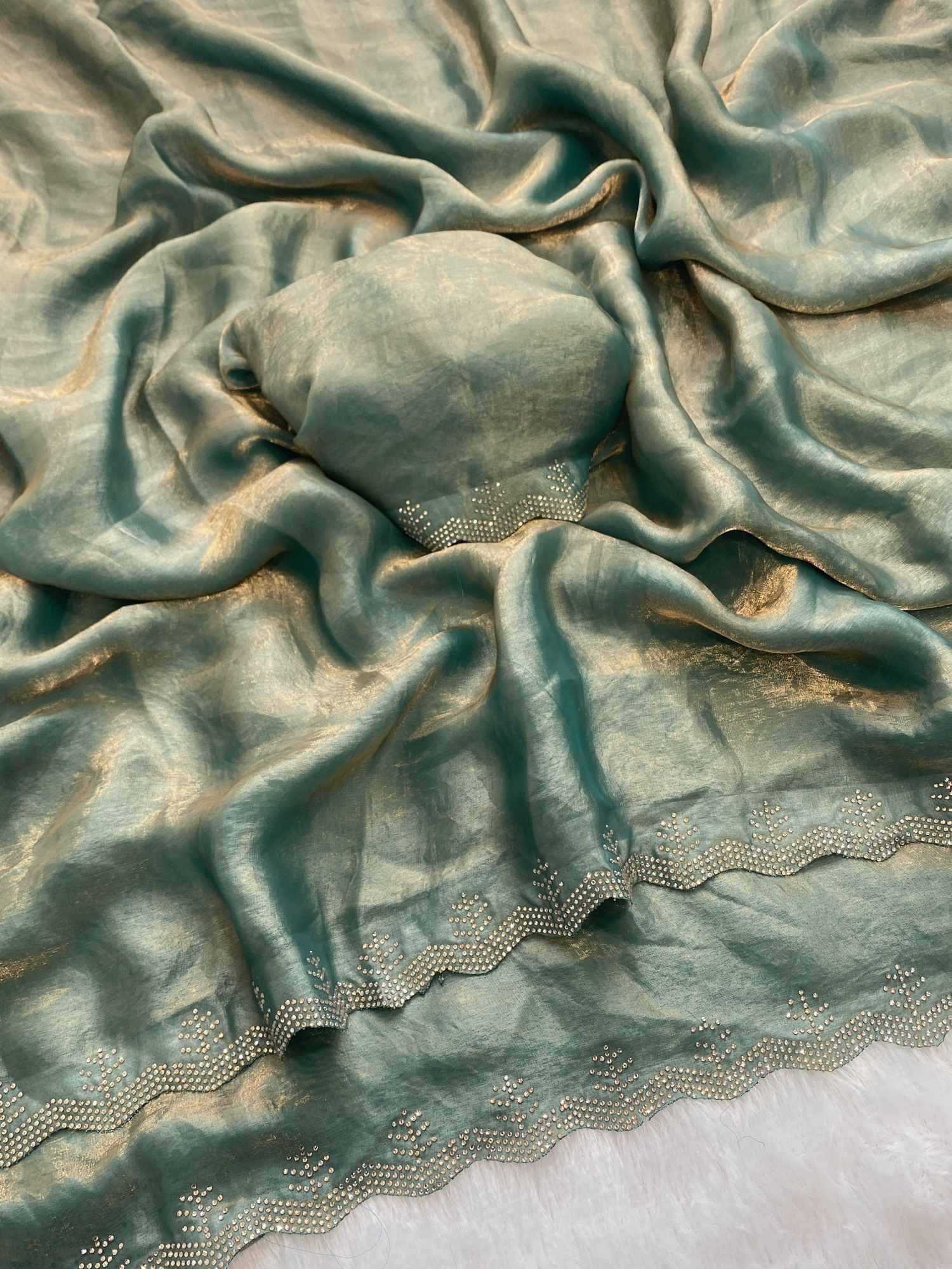 Satin Silk Designer Saree
