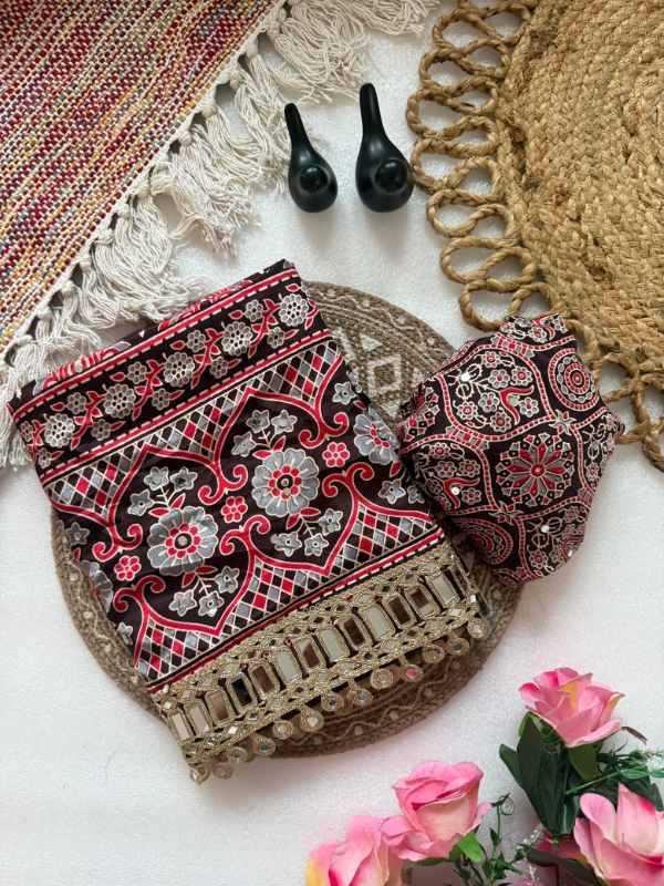 HIT Satin Printed Saree