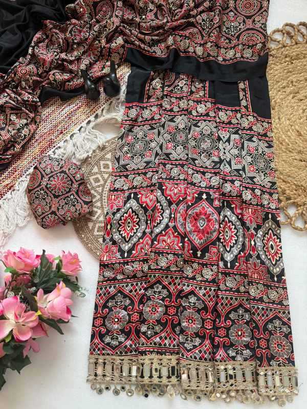 HIT Satin Printed Saree