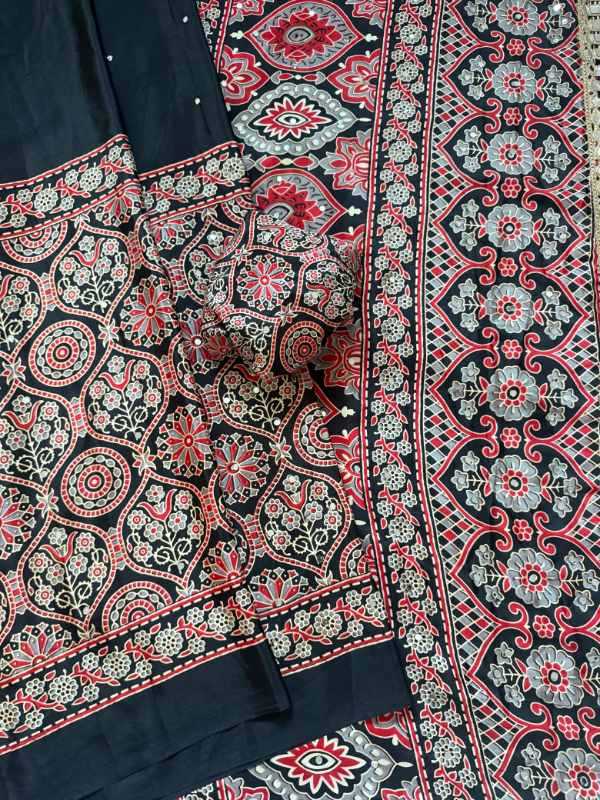 HIT Satin Printed Saree