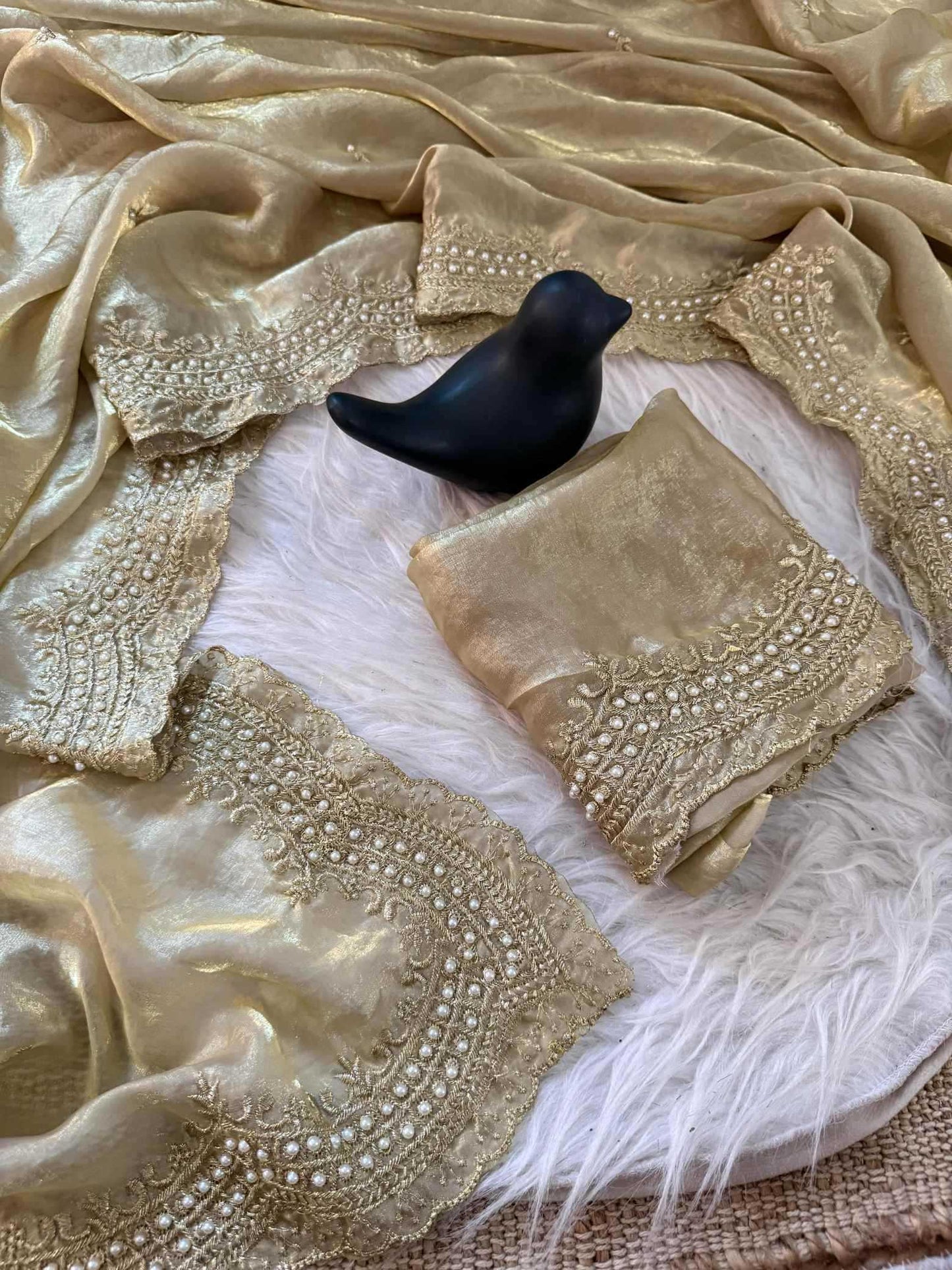 Satin Designer Saree
