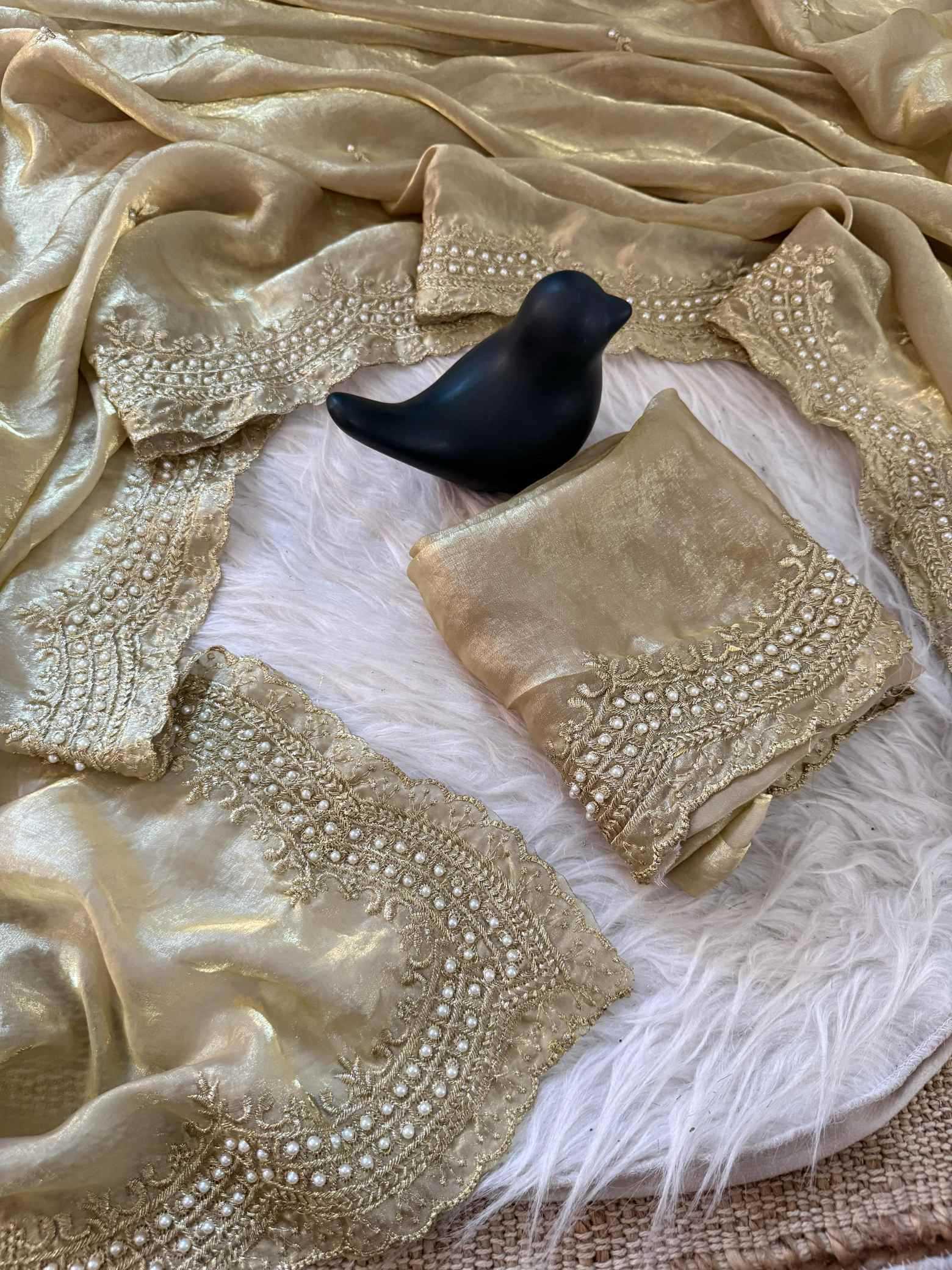 Satin Designer Saree