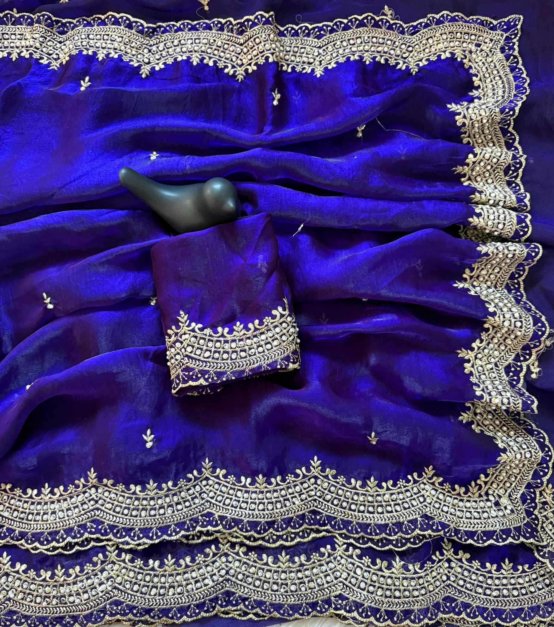 Satin Designer Saree