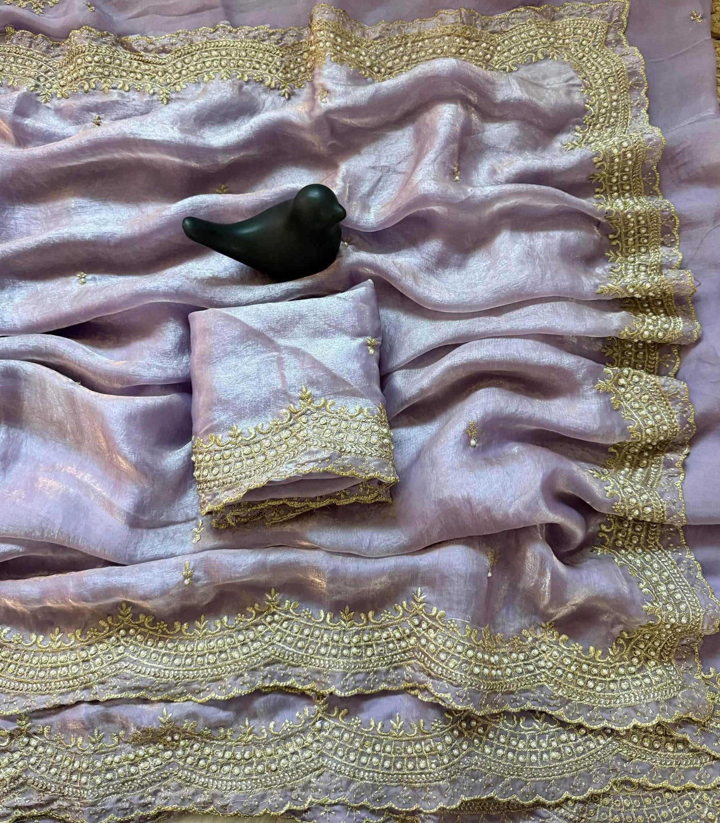 Satin Designer Saree