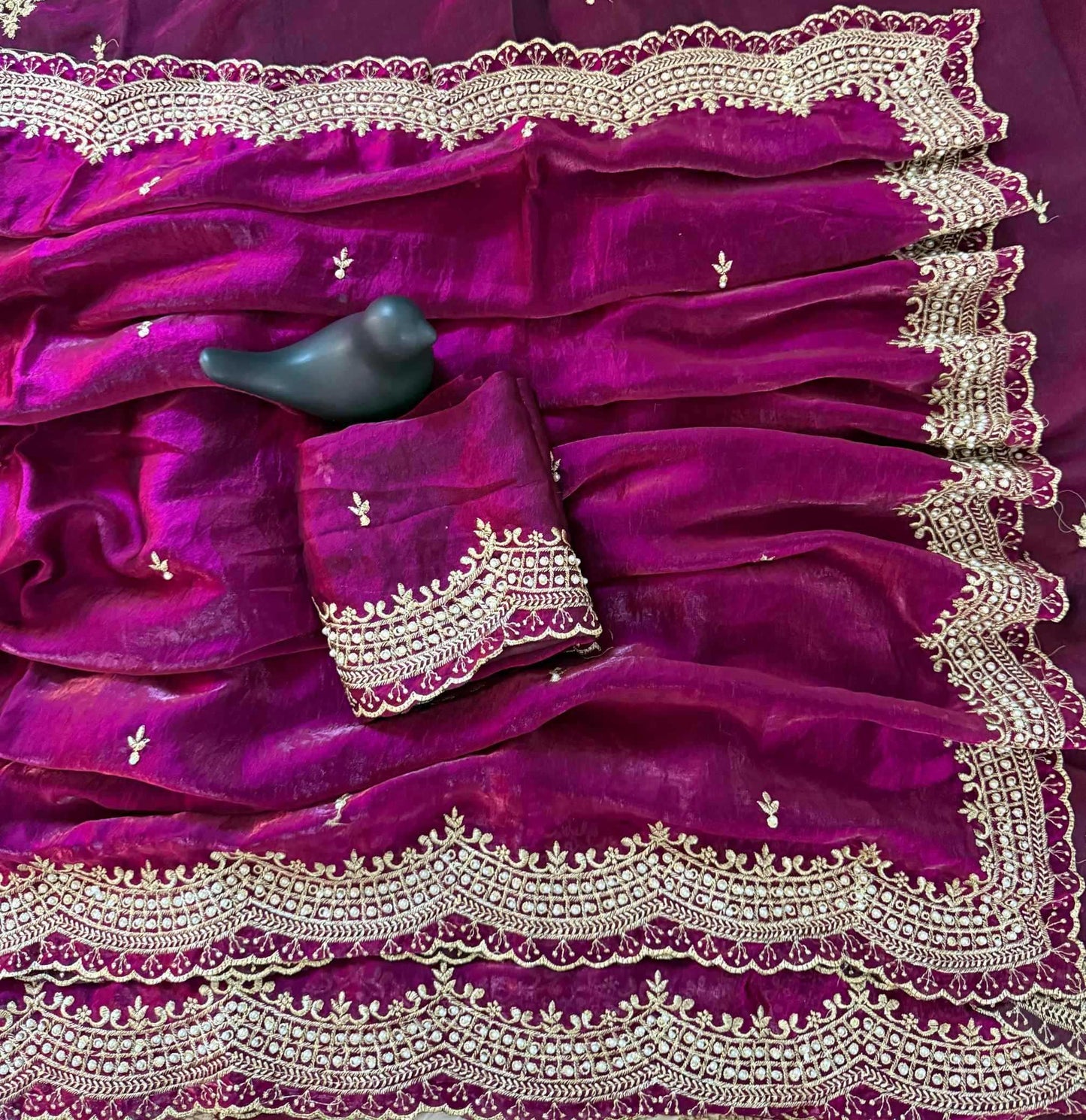 Satin Designer Saree