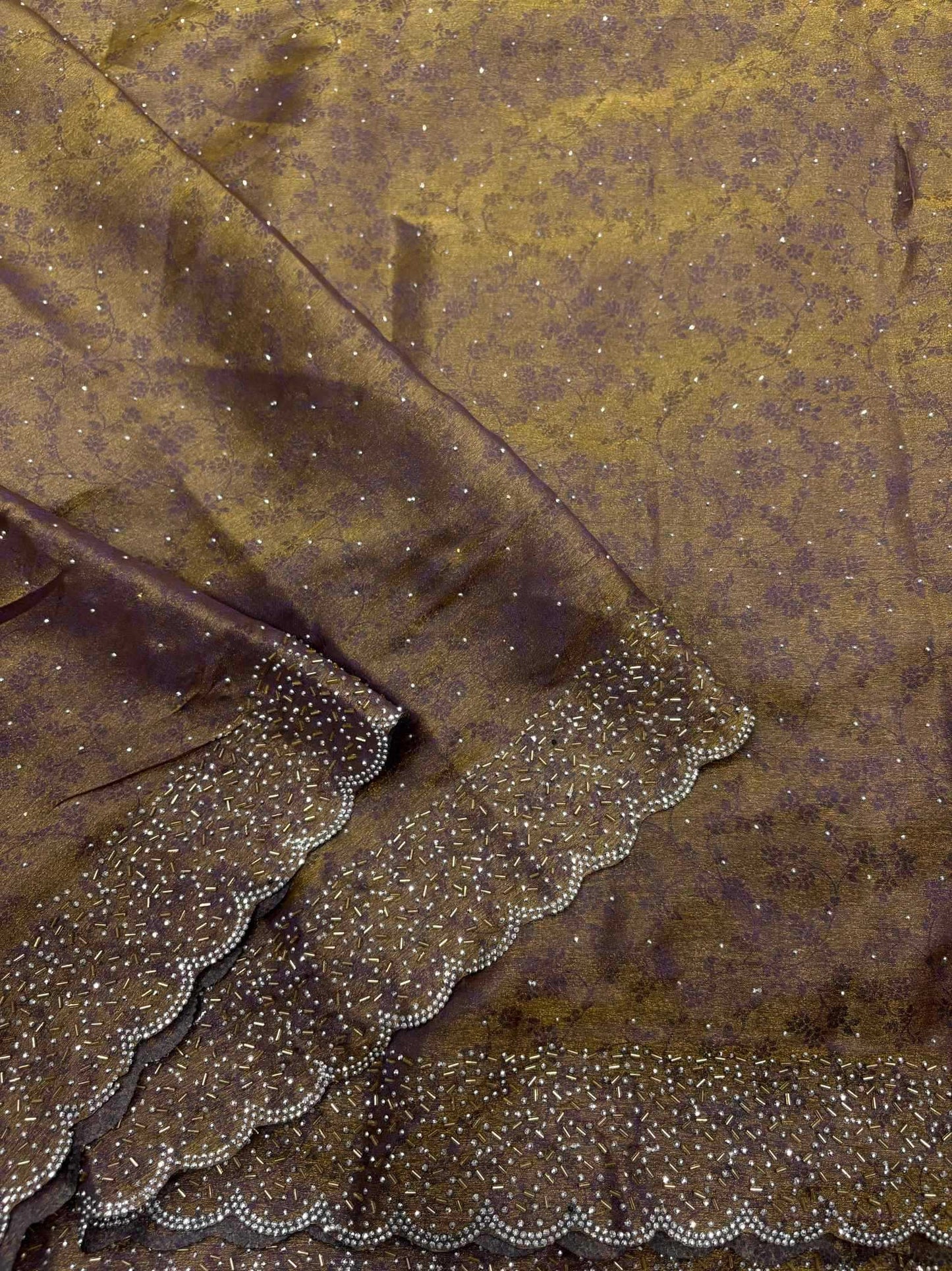 Satin Designer Saree