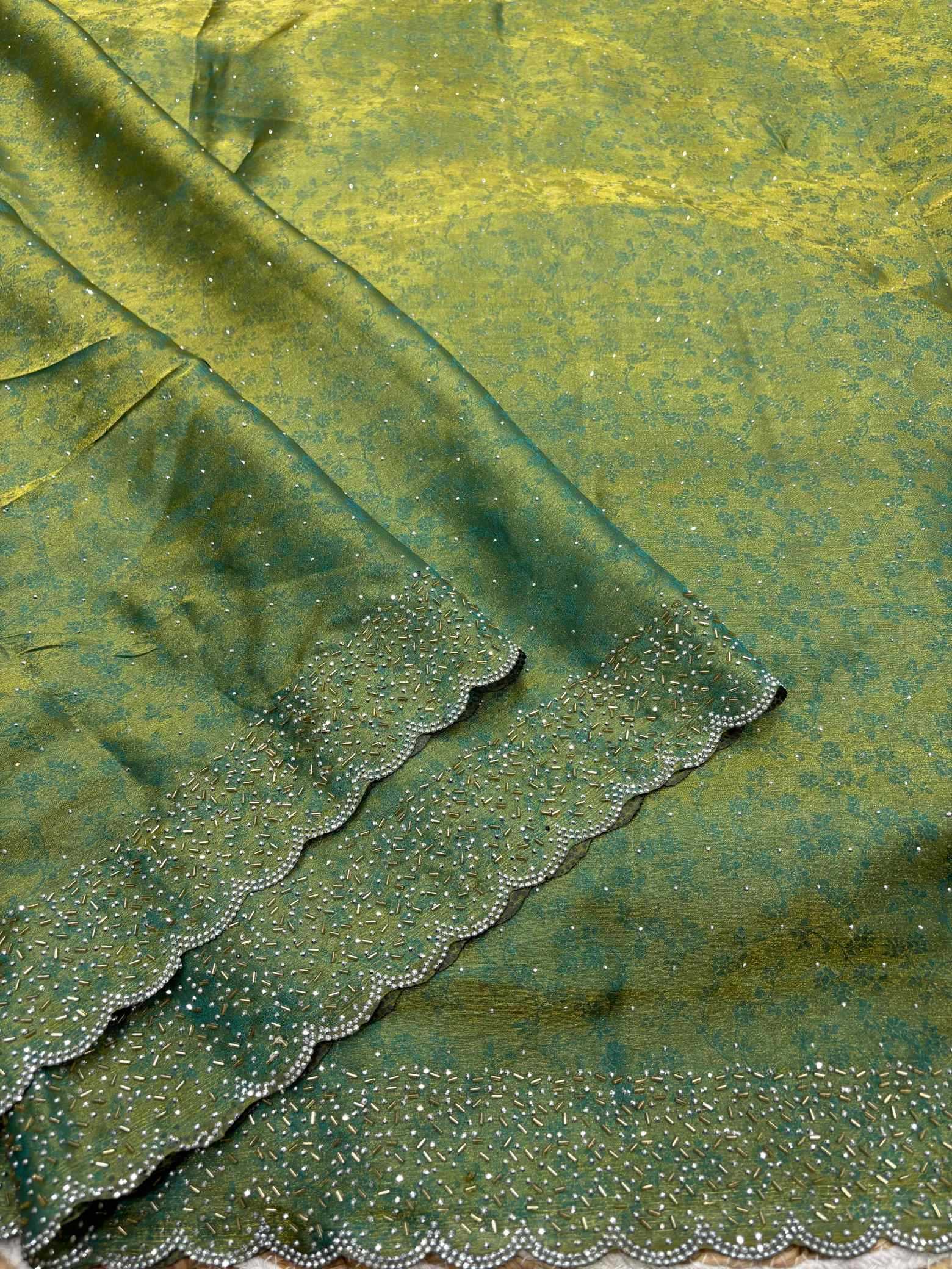 Satin Designer Saree