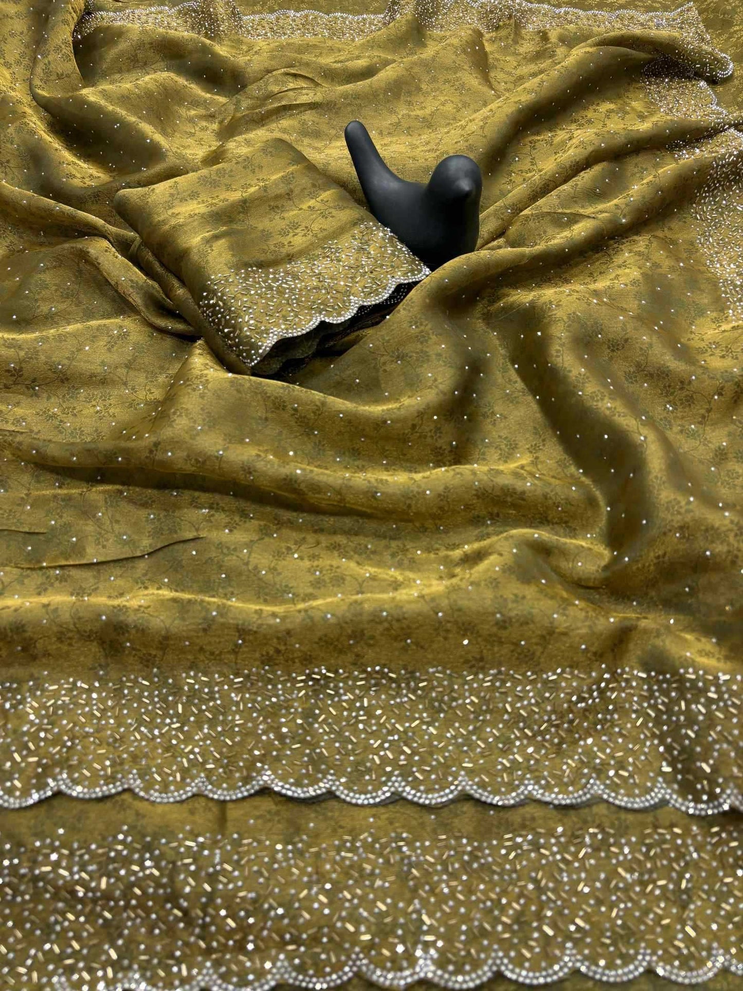 Satin Designer Saree