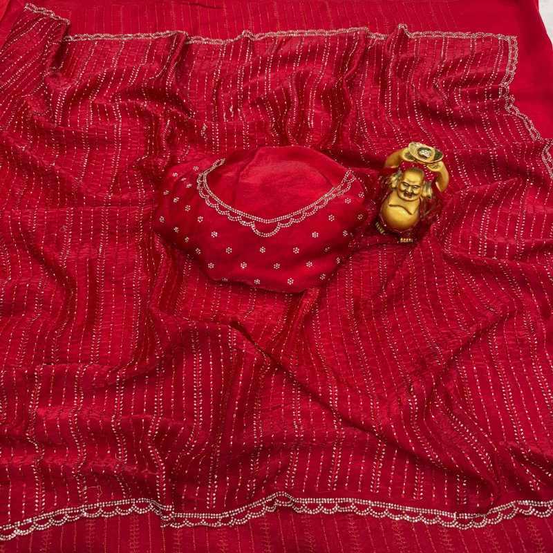 Ost Satin Traditional Saree