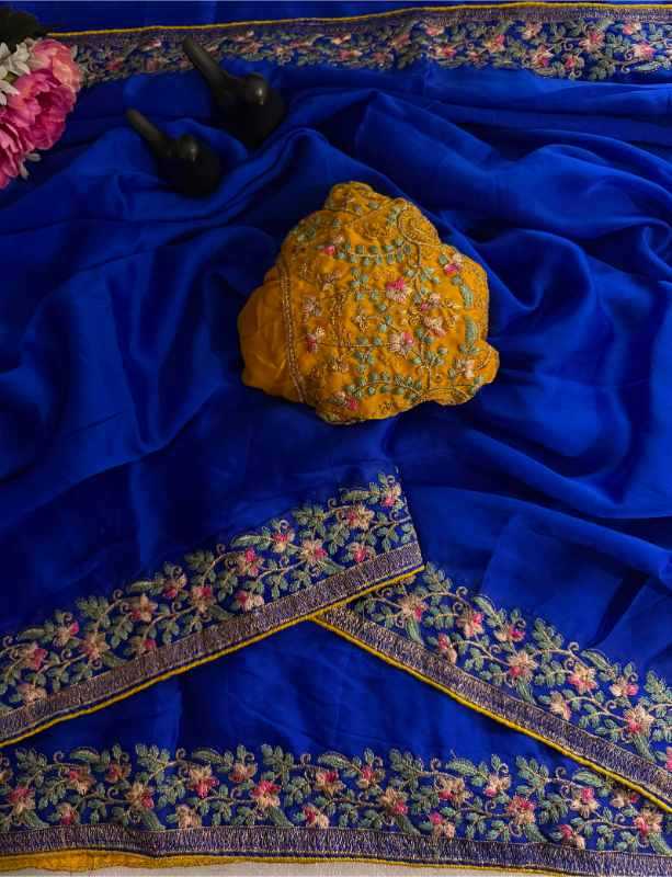 Pallu Rangoli Silk Designer Saree
