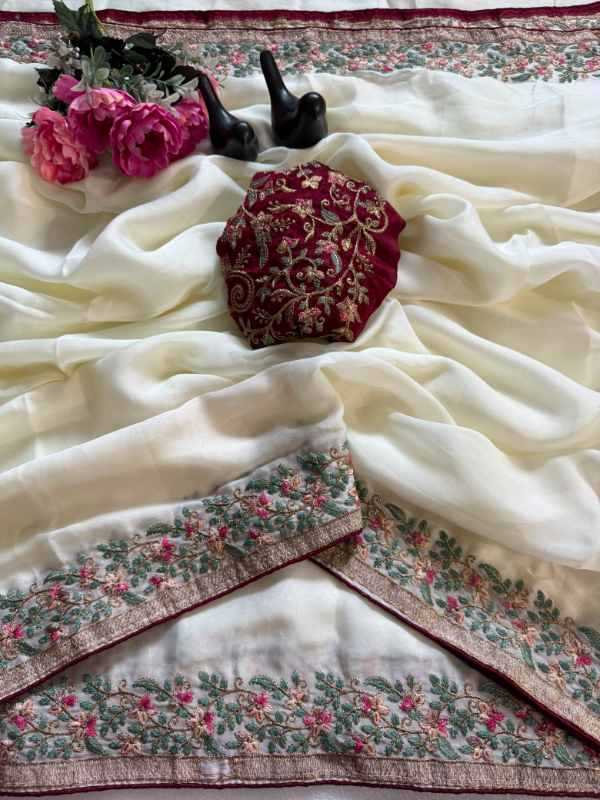 Pallu Rangoli Silk Designer Saree
