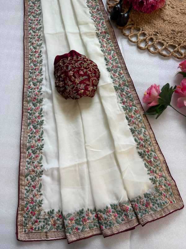Pallu Rangoli Silk Designer Saree