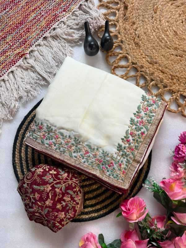 Pallu Rangoli Silk Designer Saree