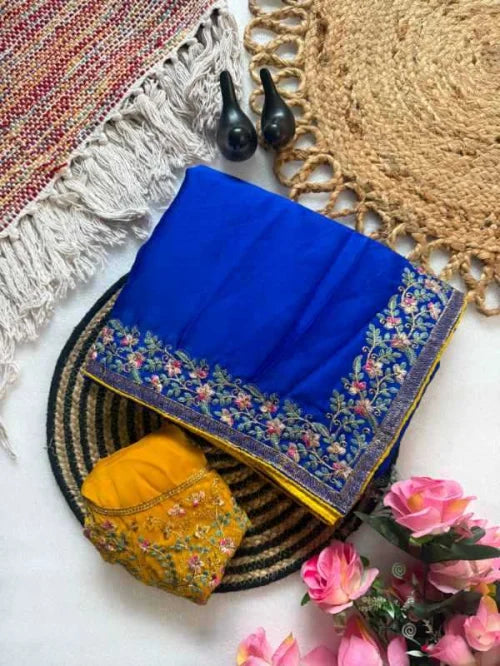 Pallu Rangoli Silk Designer Saree