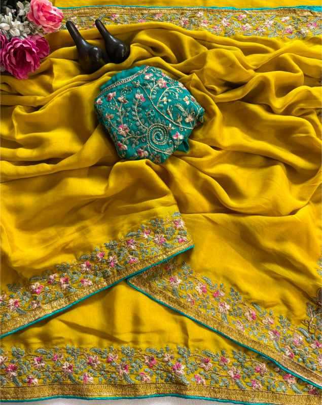 Pallu Rangoli Silk Designer Saree