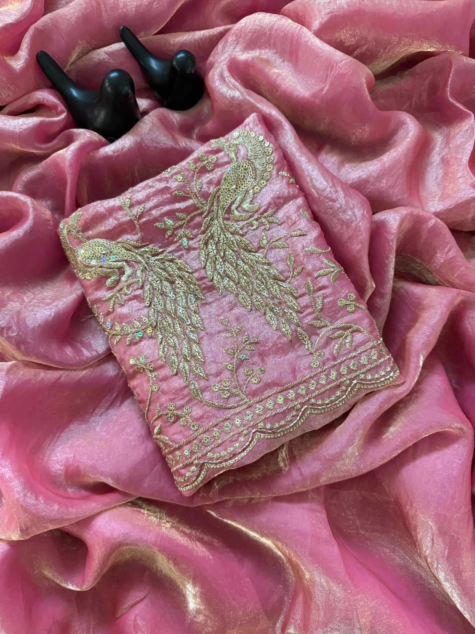 Satin Designer Saree