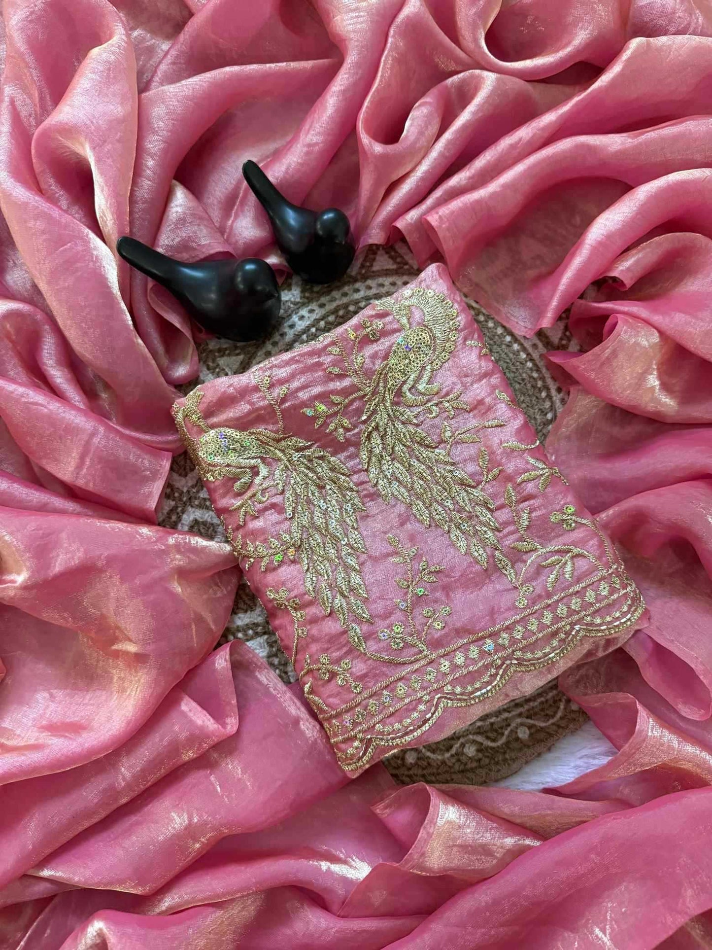 Satin Designer Saree