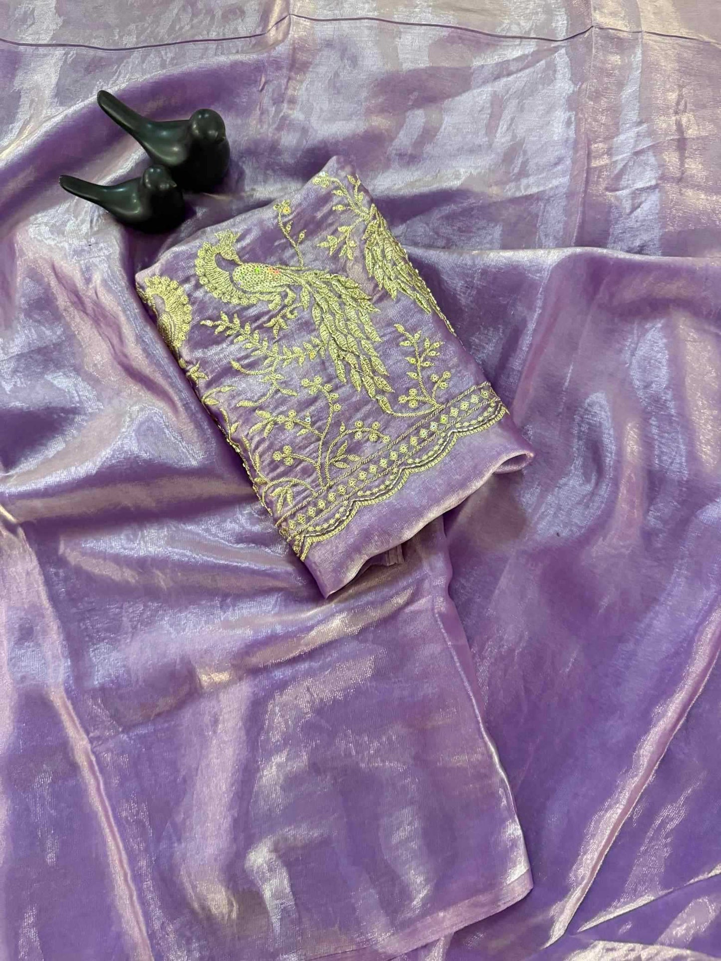 Satin Designer Saree