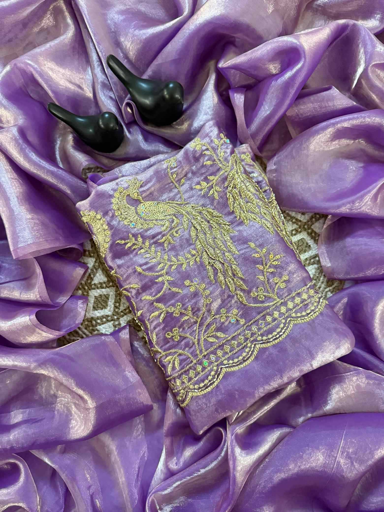 Satin Designer Saree