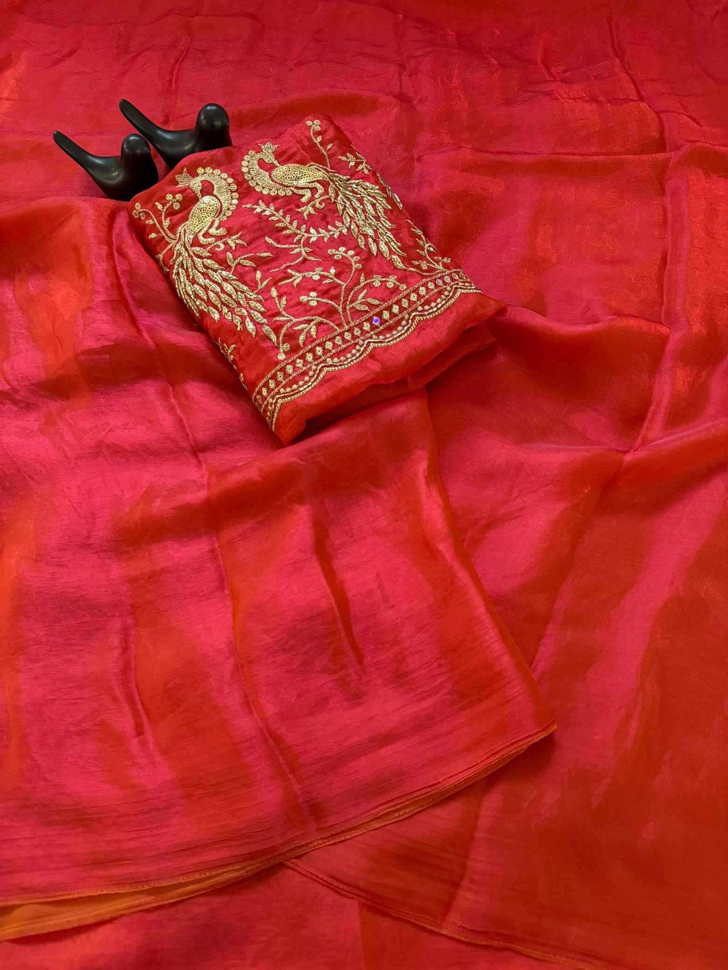 Satin Designer Saree
