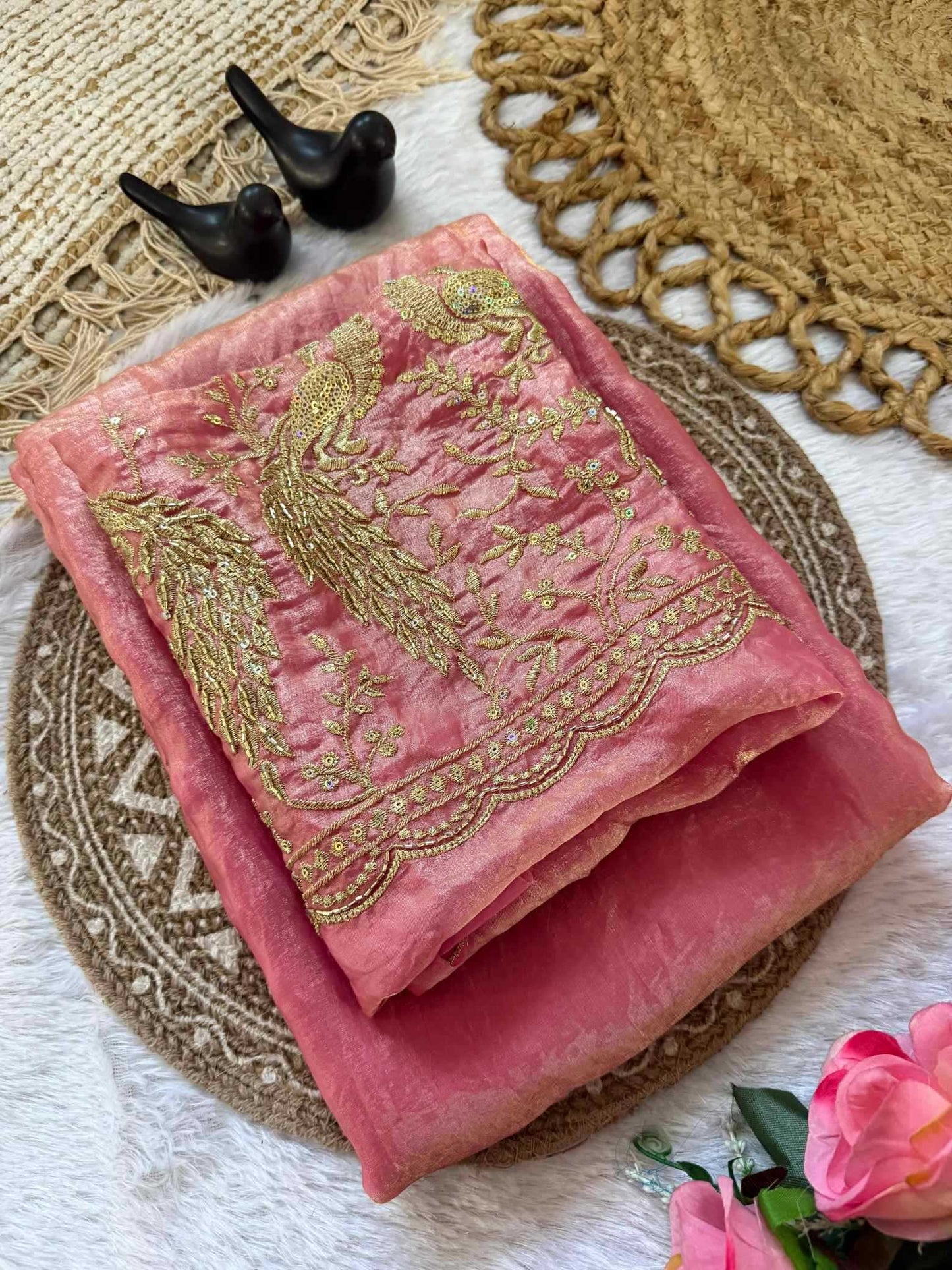 Satin Designer Saree