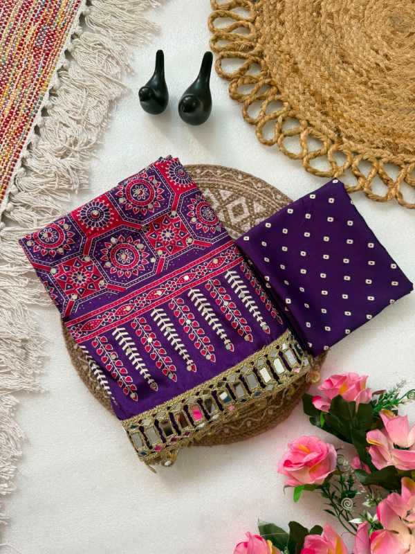 Pure Satin Printed Saree