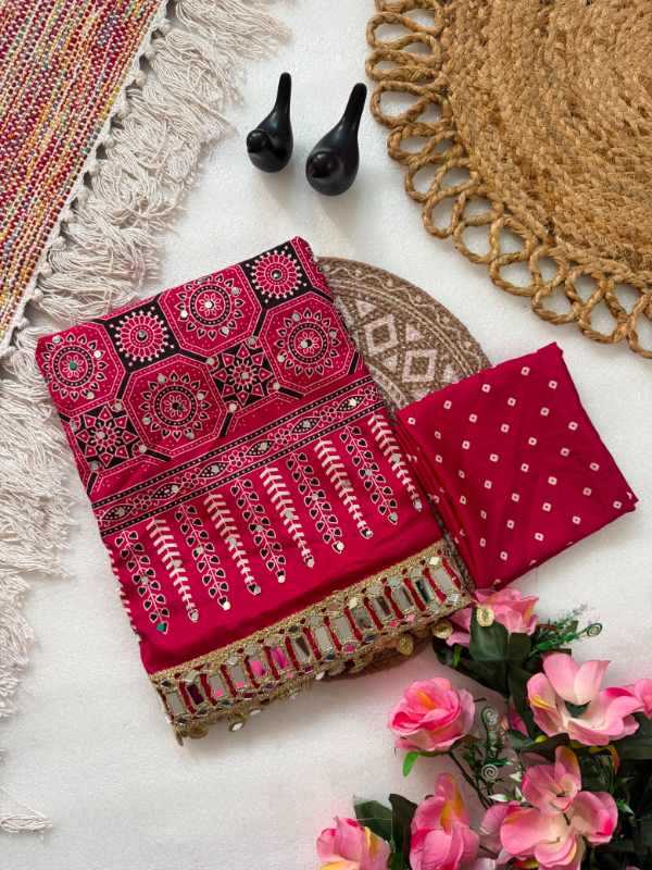 Pure Satin Printed Saree