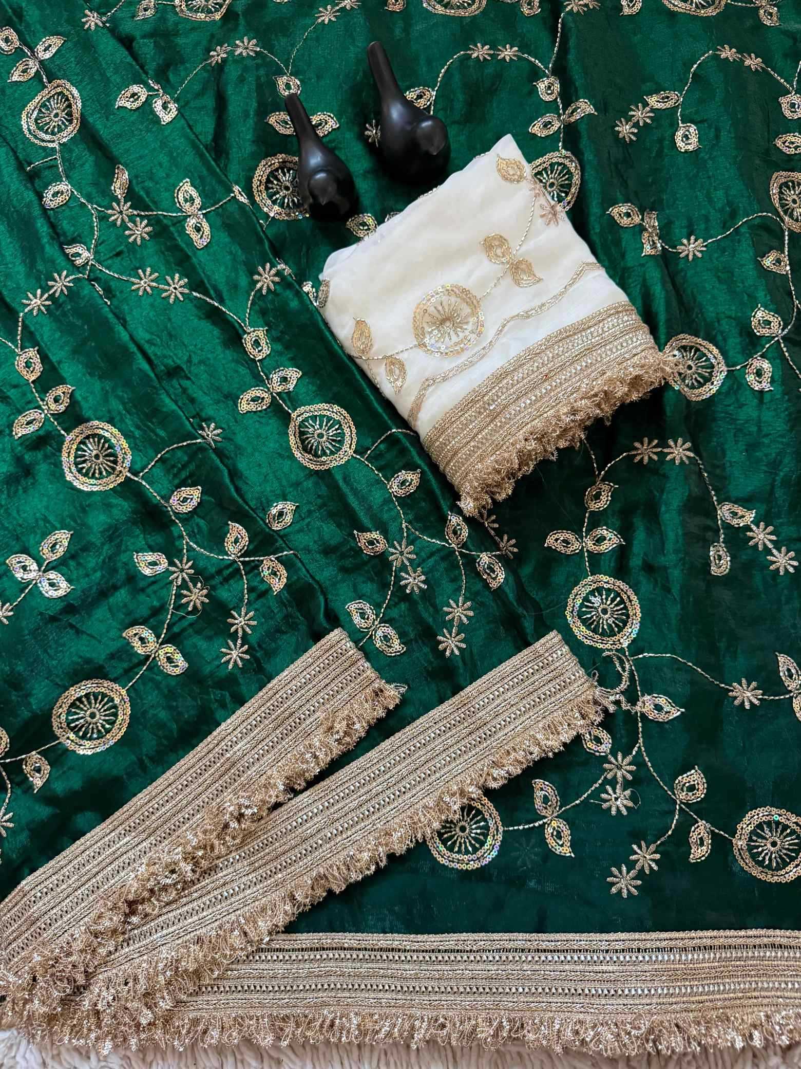 Satin Party Wear Saree