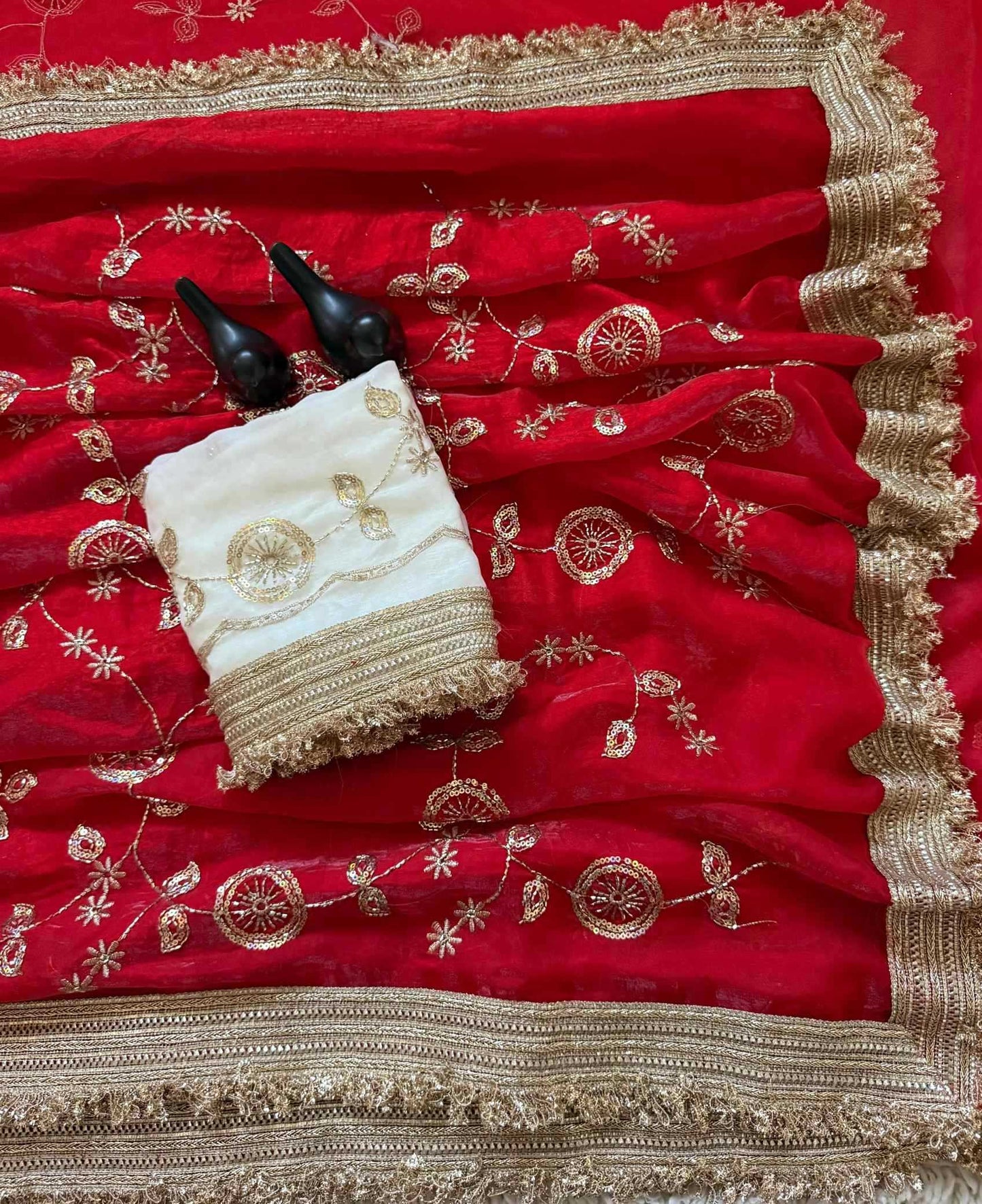 Satin Party Wear Saree