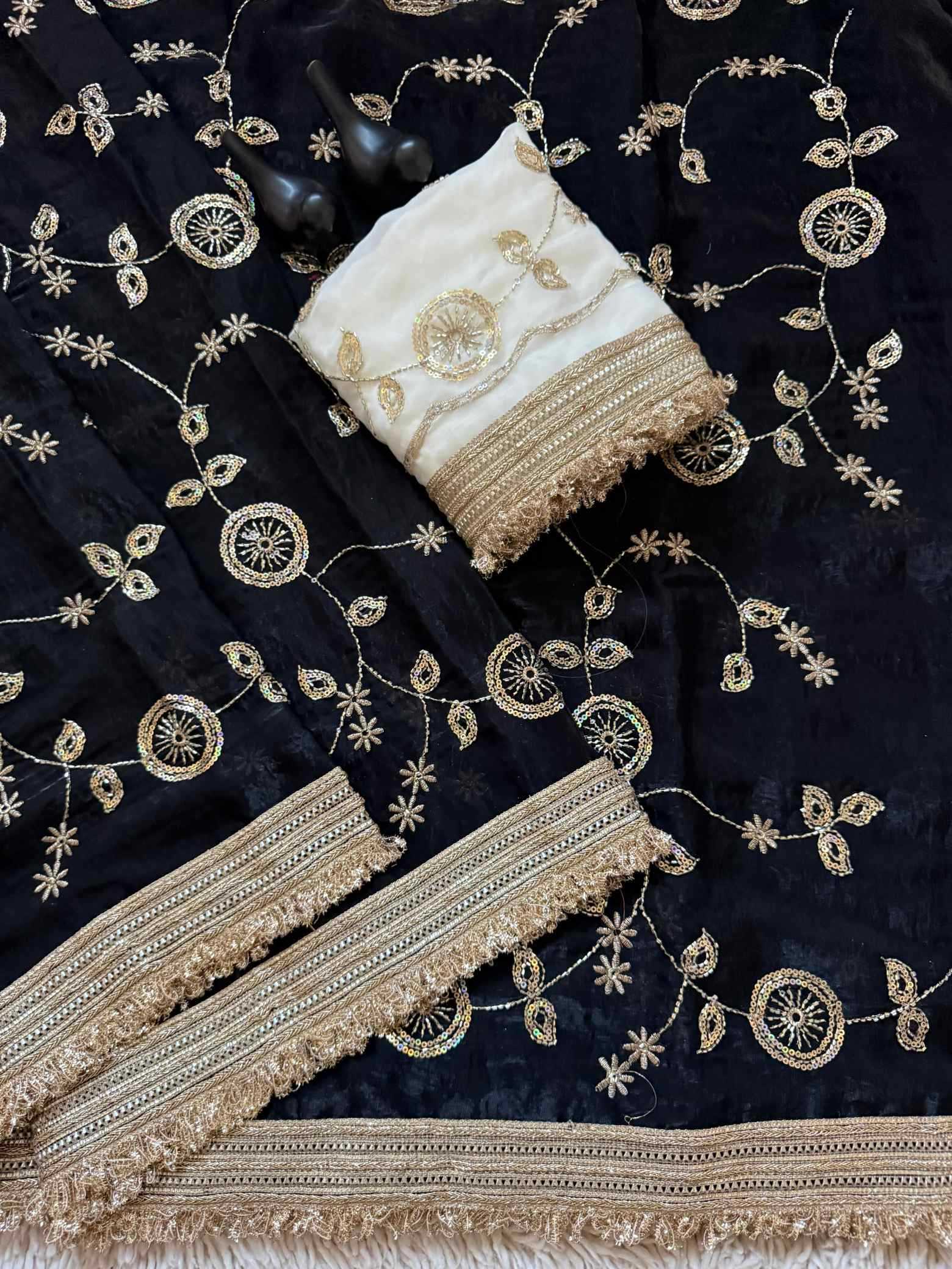 Satin Party Wear Saree