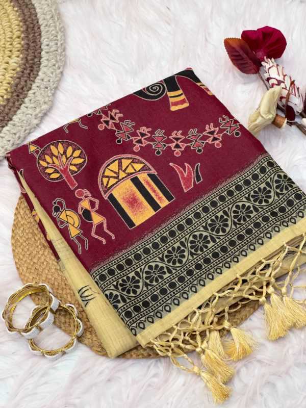 Rich Cotton Designer Saree