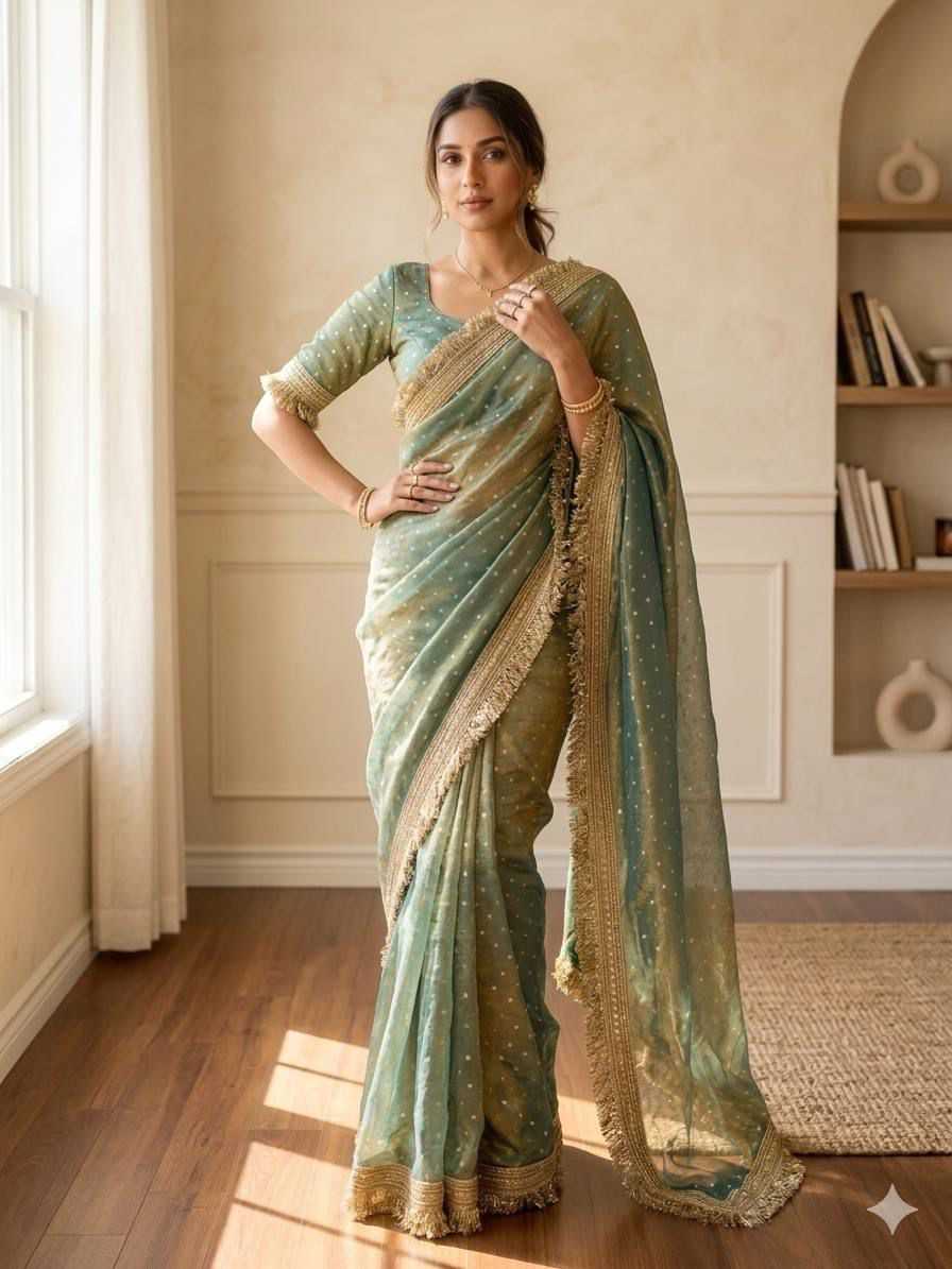 Silk Party Wear Saree