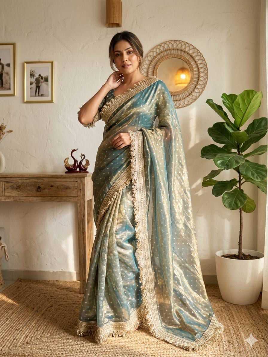 Silk Party Wear Saree