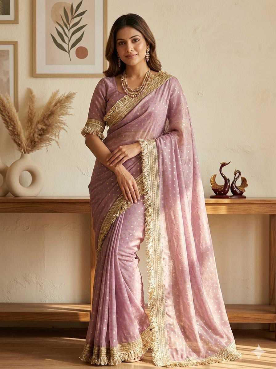 Silk Party Wear Saree