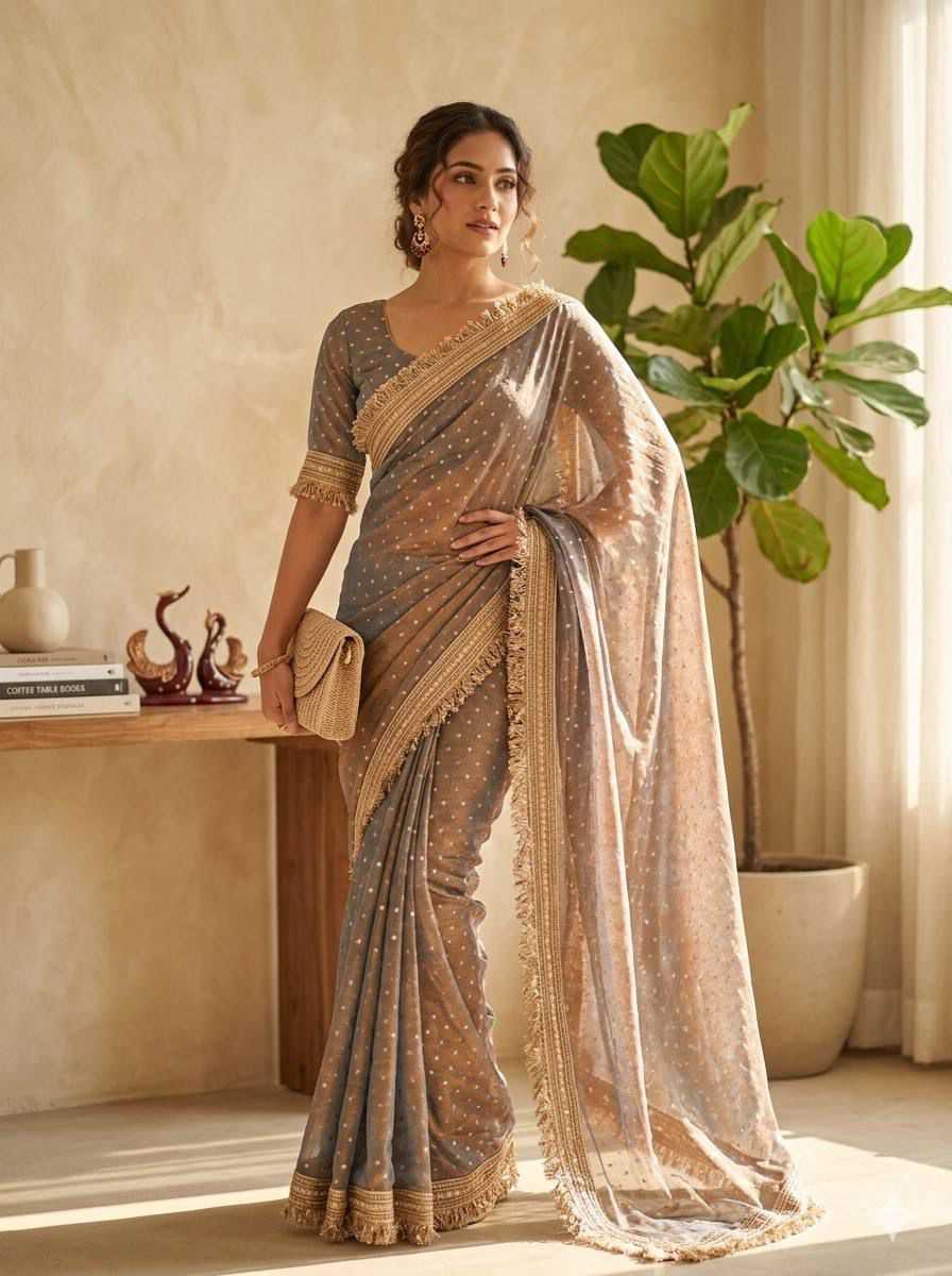Silk Party Wear Saree