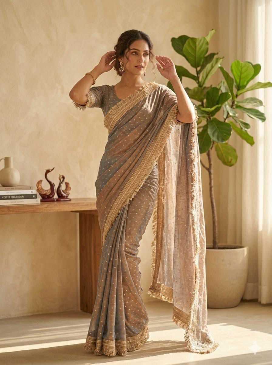 Silk Party Wear Saree