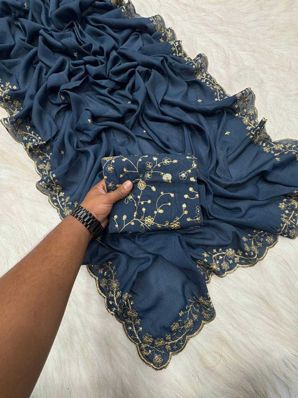 Star Georgette Designer Saree