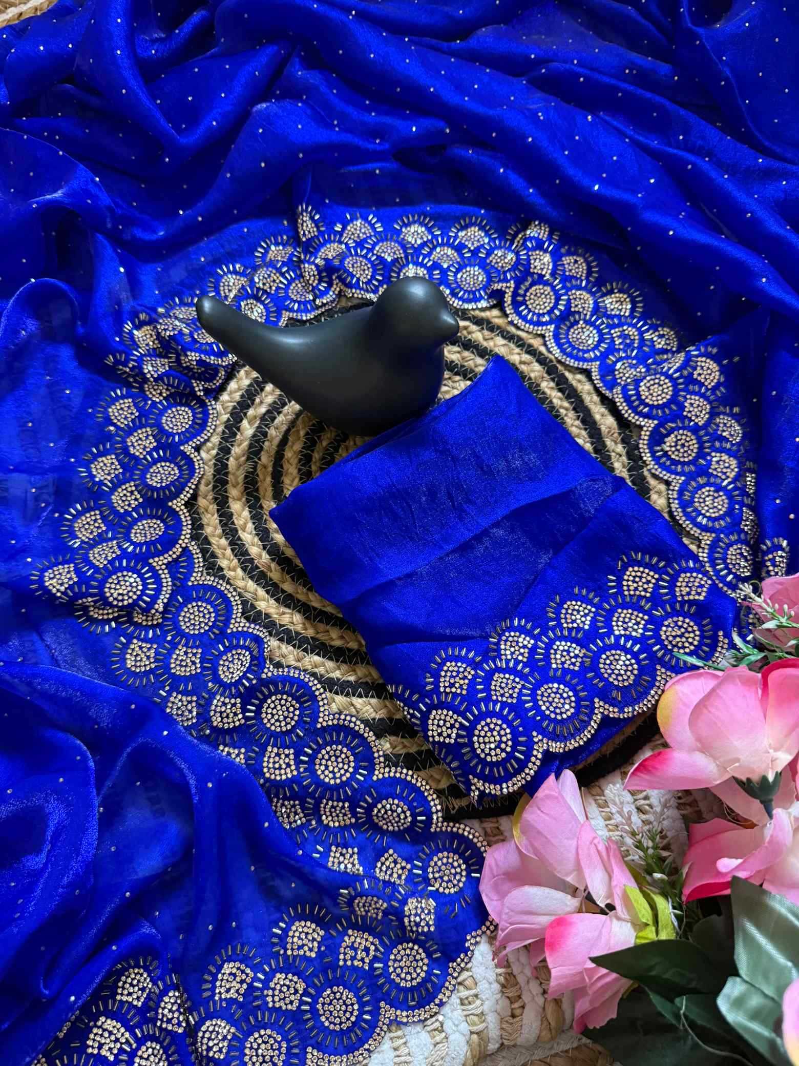Space Silk Party Wear Saree
