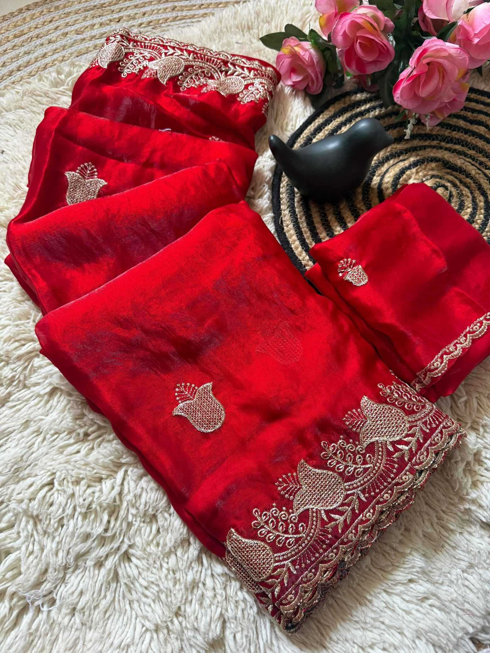 Satin Silk Soft Saree