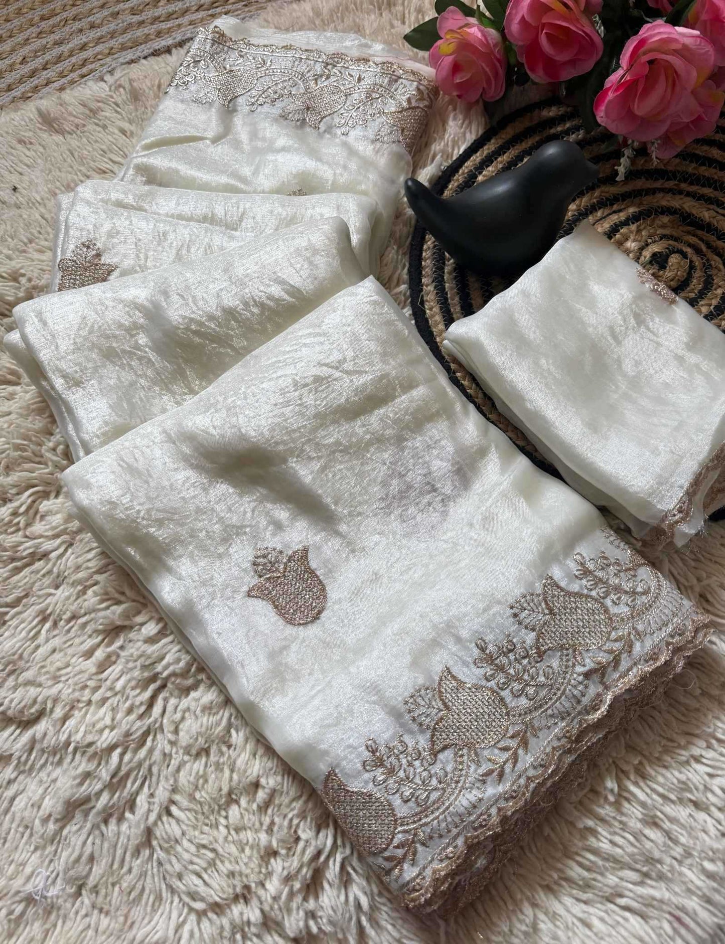 Satin Silk Soft Saree