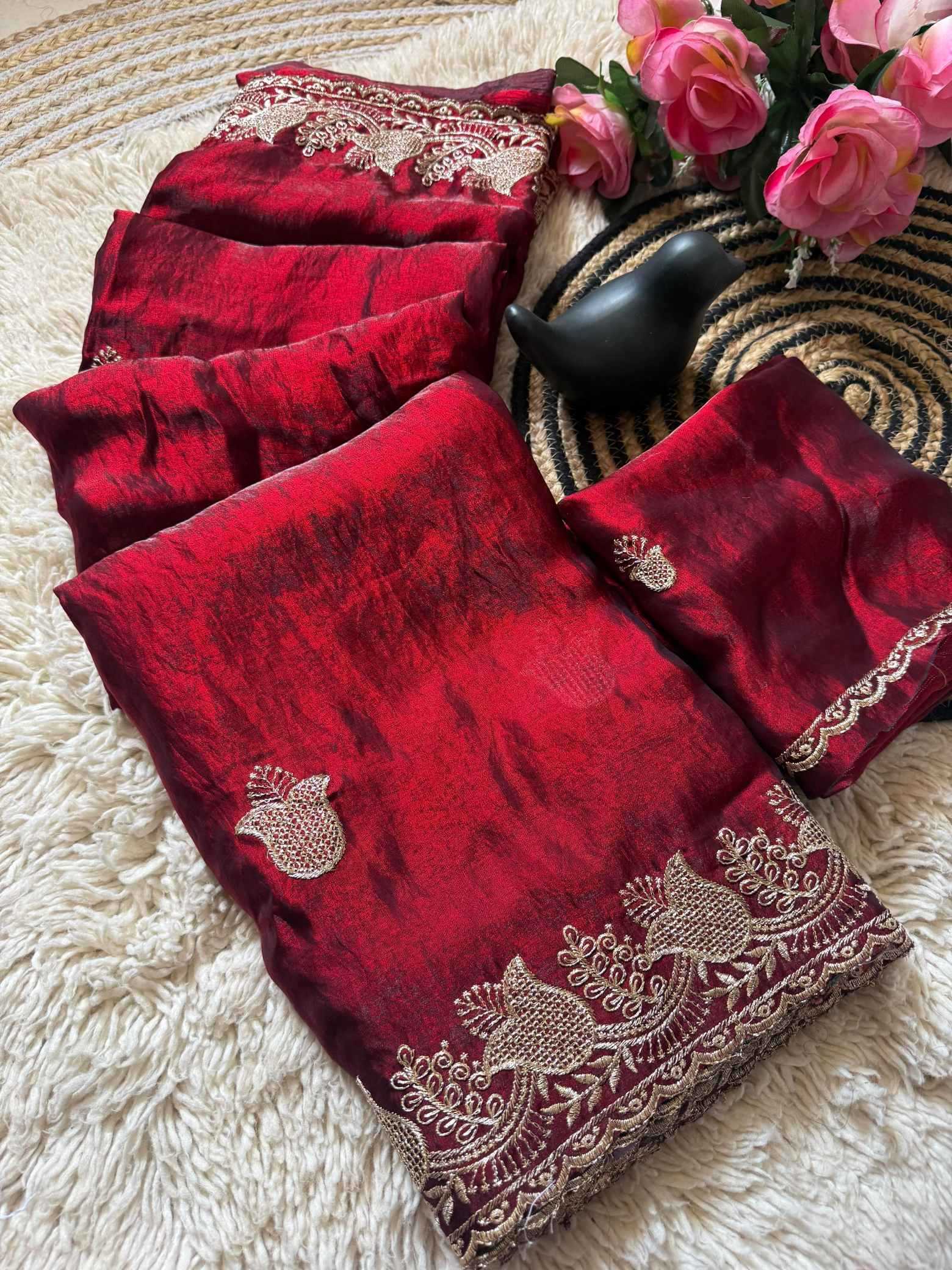 Satin Silk Soft Saree