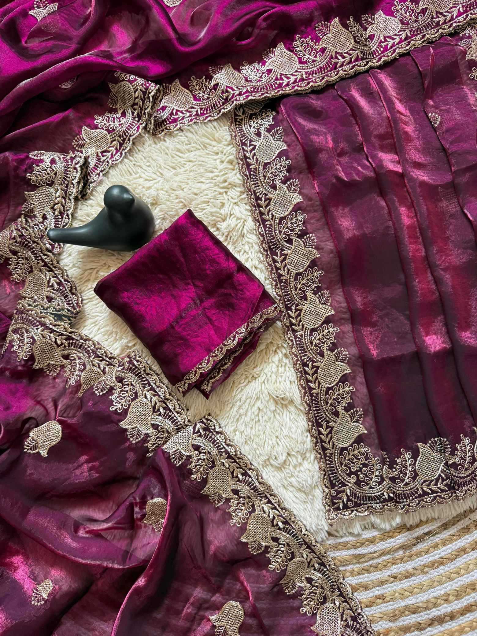 Satin Silk Soft Saree