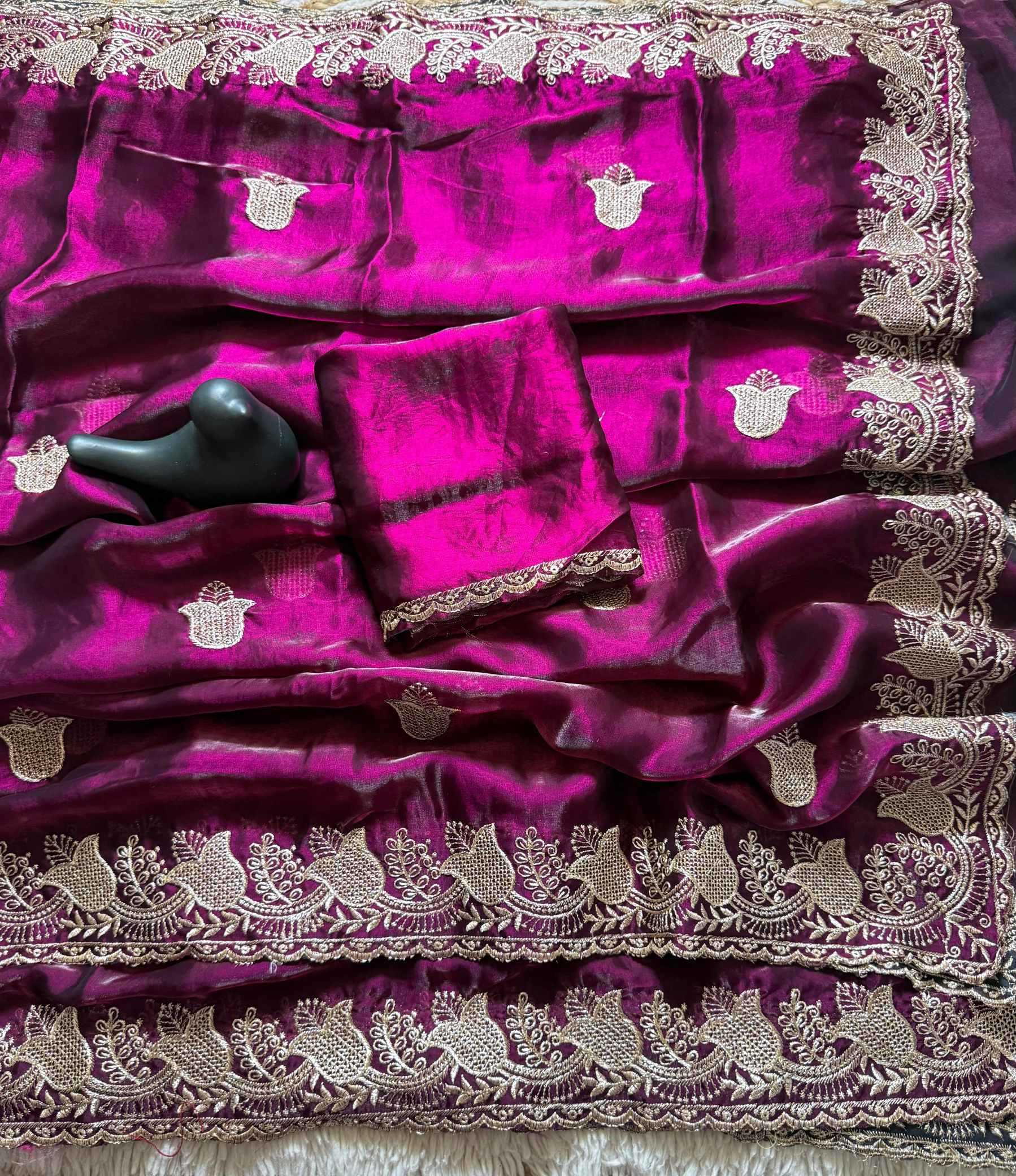 Satin Silk Soft Saree