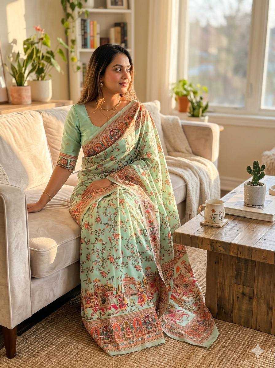 Pashmina Designer Saree