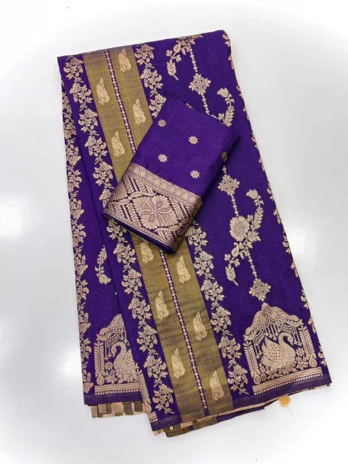 Paithani Silk Designer Saree in Wine