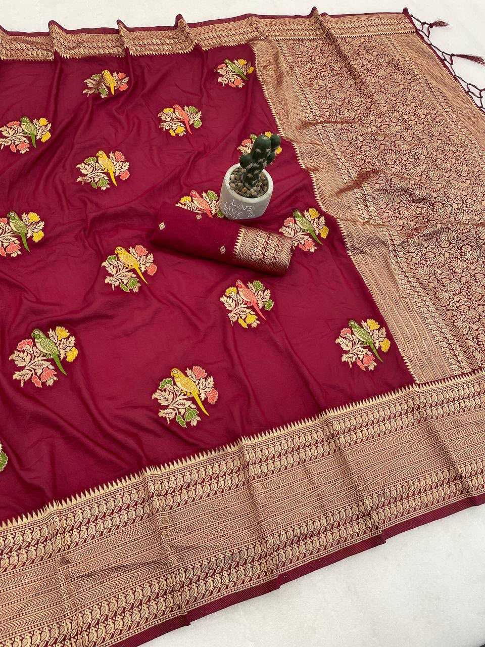Crepe Designer Saree