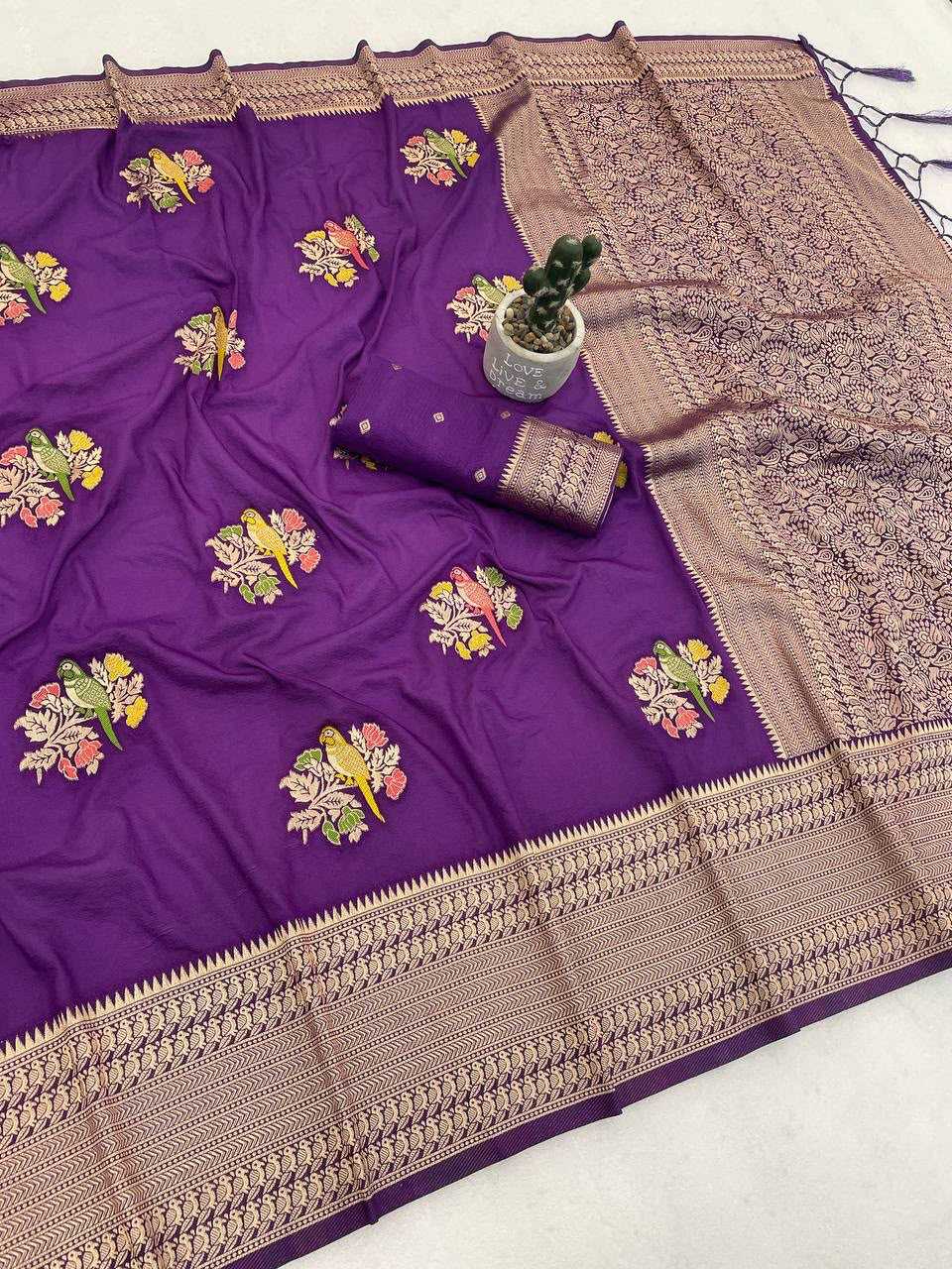 Crepe Designer Saree