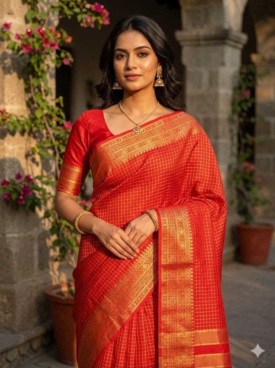 Lichi Silk Banarasi Saree 1082