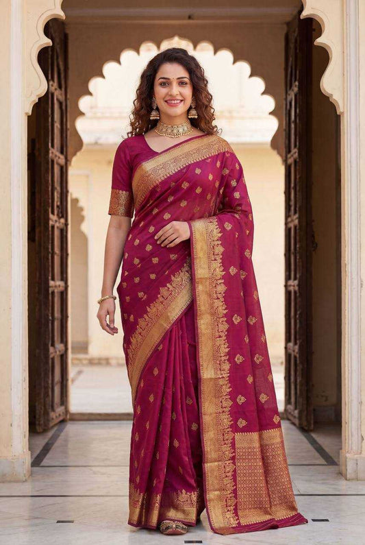 Lichi Silk Banarasi Saree
